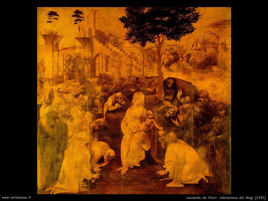 leonardo da vinci 038 adorazione dei magi 1481