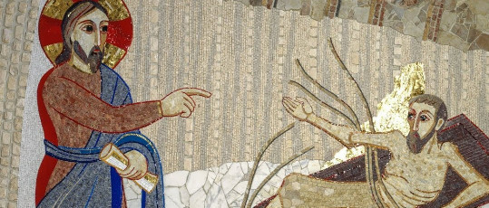 unzione infermi paralitico