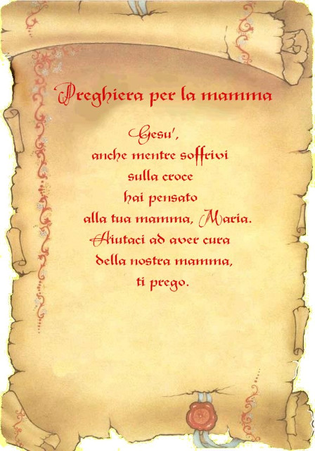 Preghiere per le mamme Tempo di preghiera