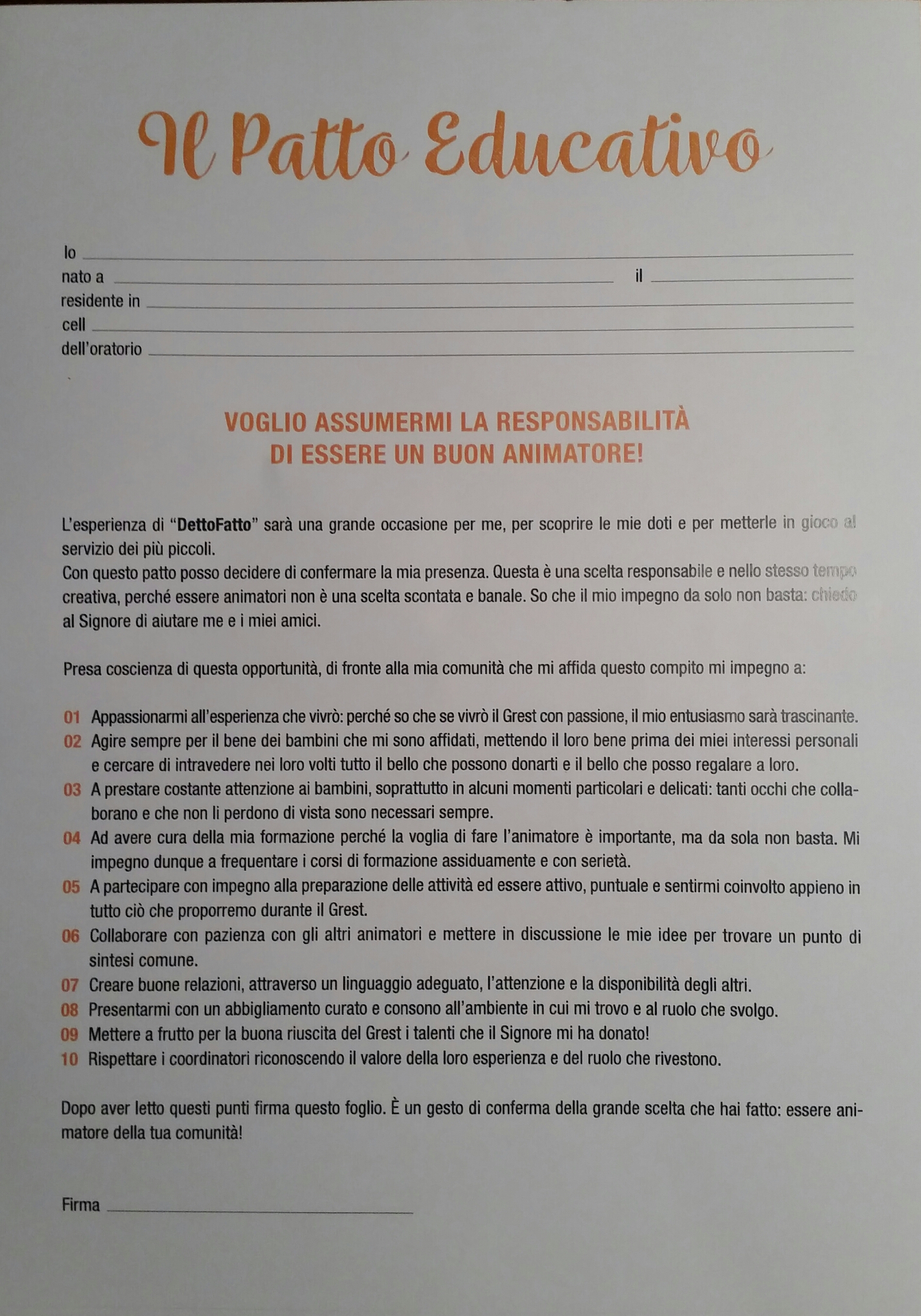 2017 patto educativo animatori