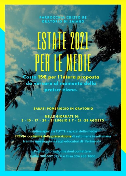 2021 medie iscrizioni